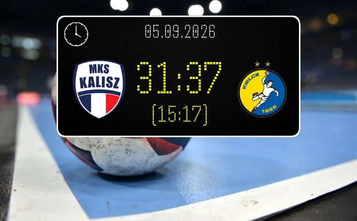 [PIŁKA RĘCZNA] Netland MKS Kalisz – Industria Kielce 31:37. Trudny start gospodarzy w ORLEN Superlidze