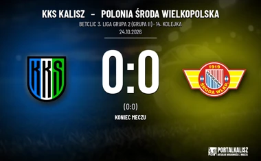 [PIŁKA NOŻNA] KKS Kalisz – Polonia Środa Wielkopolska 0:0 w Betclic 3. Liga Grupa 2 (Grupa II)