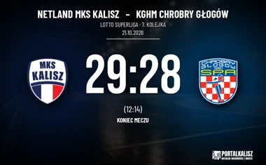 [PIŁKA RĘCZNA] Netland MKS Kalisz – KGHM Chrobry Głogów 29:28. Wielkie emocje w 7. kolejce LOTTO Superligi