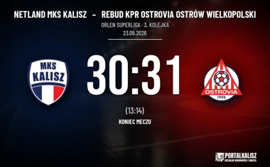 [PIŁKA RĘCZNA] ORLEN Superliga: Netland MKS Kalisz – Rebud KPR Ostrovia Ostrów Wielkopolski 30:31. Jedna bramka dzieliła kaliszan od punktów