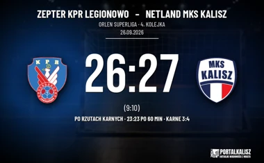 [PIŁKA RĘCZNA] Zepter KPR Legionowo – Netland MKS Kalisz 26:27 (po rzutach karnych) w 4. kolejce ORLEN Superligi
