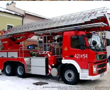 Strażacy w Kaliszu przećwiczyli gaszenie pożaru auta elektrycznego - krytyczne manewry w garażu