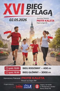 Obraz do artykułu: 🇵🇱 Bieg z flagą w Kaliszu 🇵🇱 - daty i trasa biegu