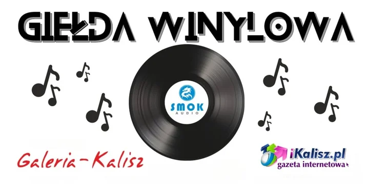 Grafika promocyjna wydarzenia Giełda Winylowa w Galerii Kalisz — giełda płyt winylowych 7 lutego 2026