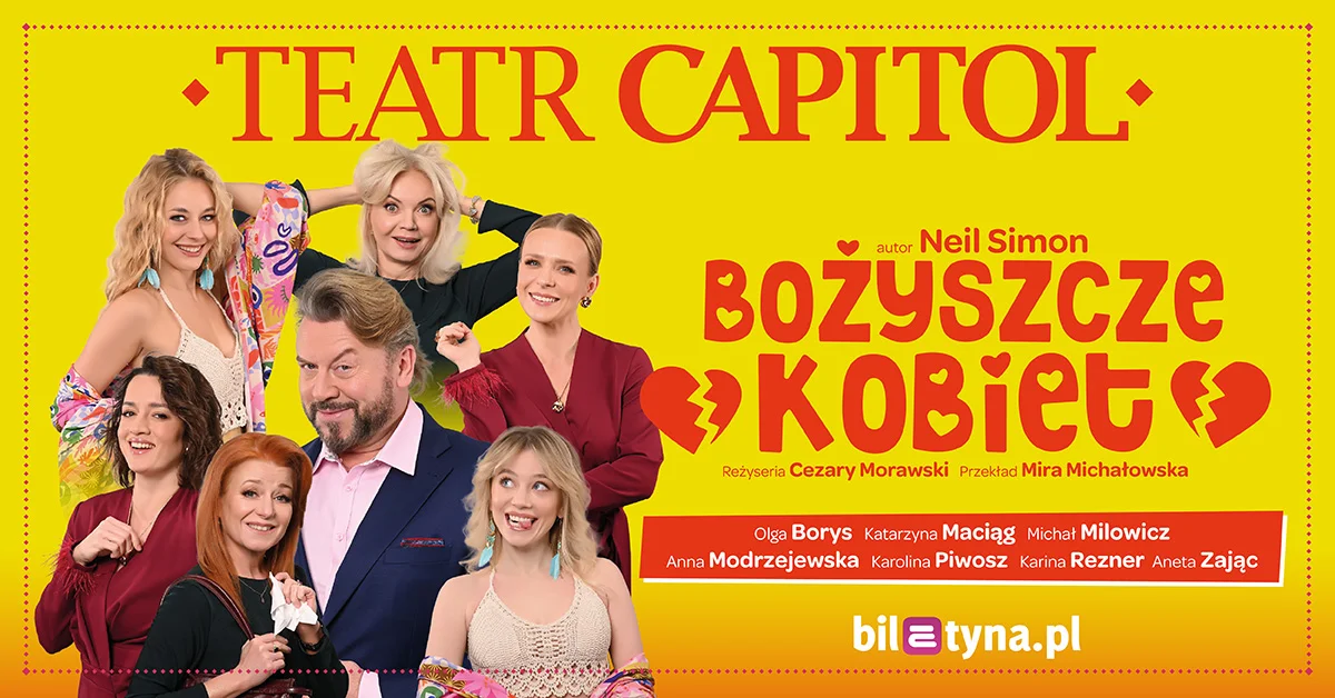 Grafika promocyjna wydarzenia Bożyszcze kobiet w Kaliszu