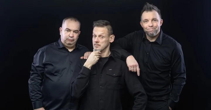 Grafika promocyjna wydarzenia Kabaret Ani Mru Mru — „Mniej więcej” w Kaliszu