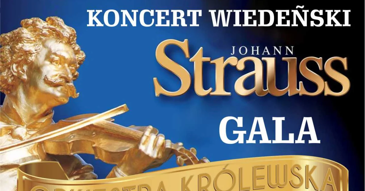 Grafika promocyjna wydarzenia Koncert Wiedeński: Johann Strauss Gala w Kaliszu