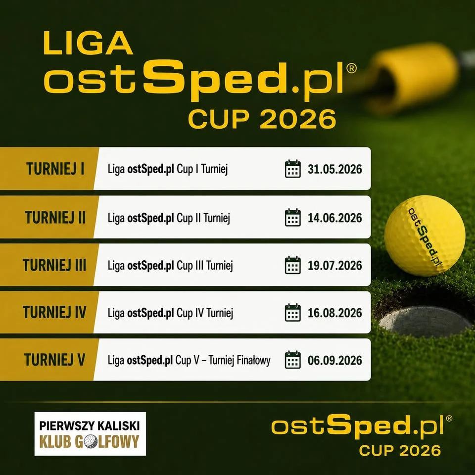 Grafika promocyjna wydarzenia Liga ostSped Cup 2026 – Turniej IV w Kaliszu