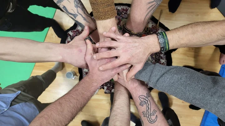 Grafika promocyjna wydarzenia Męski Krąg Kalisz — spotkanie dla mężczyzn szukających autentyczności