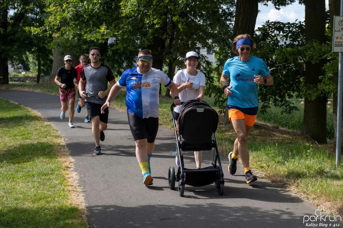 Grafika promocyjna wydarzenia Regularne spotkanie parkrun Kalisz – sobota 26 lipca