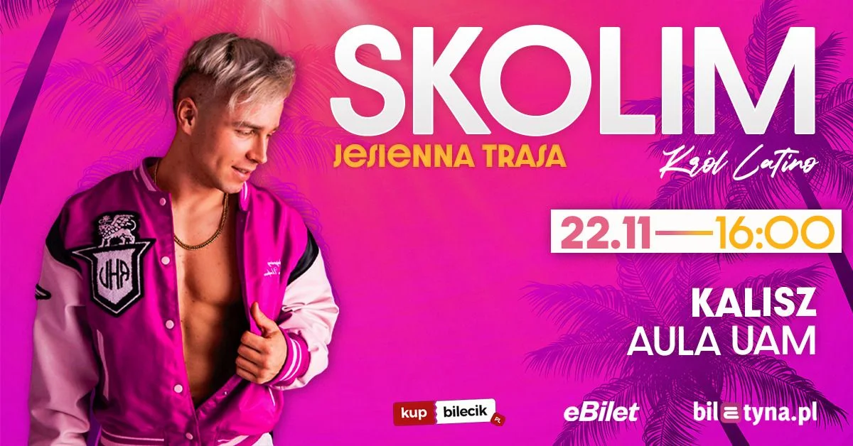 Grafika promocyjna wydarzenia SKOLIM | KALISZ – koncert latino