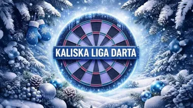 Grafika promocyjna wydarzenia 27. kolejka Otwartej Kaliskiej Ligi Darta 2025/2026 w Amnezja Kalisz