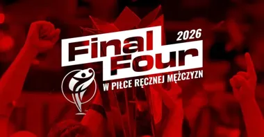 Grafika promocyjna wydarzenia Final Four Pucharu Polski Mężczyzn w Arena Kalisz