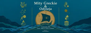 Grafika promocyjna wydarzenia Mity greckie & Odyseja