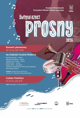 Grafika promocyjna wydarzenia Święto Rzeki Prosny – koncert plenerowy