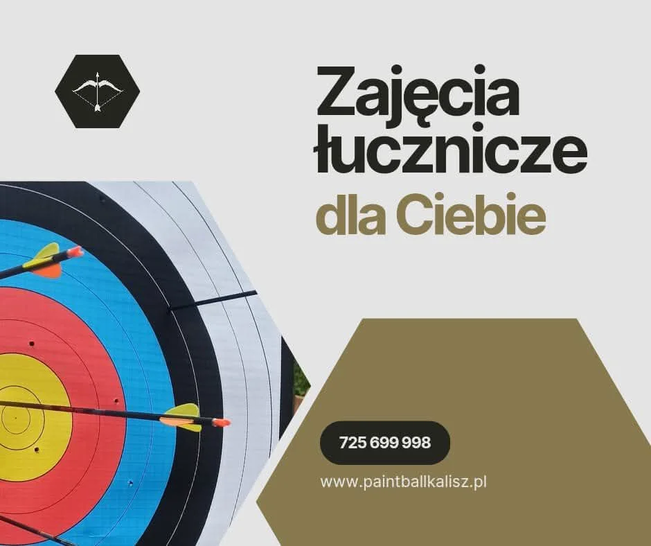 Grafika promocyjna wydarzenia Warsztaty łucznicze z instruktorem w Kaliszu