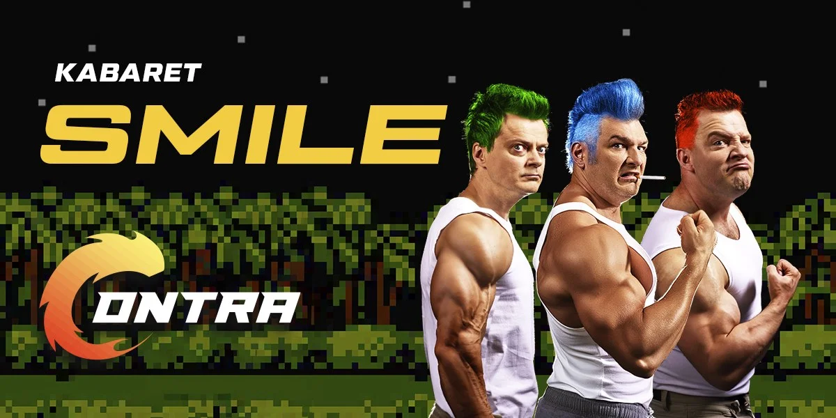 Grafika promocyjna wydarzenia Występ Kabaretu Smile w Kaliszu z programem "CONTRA"