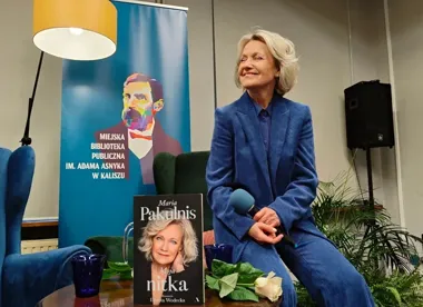 Maria Pakulnis porwała Kalisz - biblioteka pękała w szwach