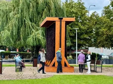 Druga tężnia w Kaliszu już działa. Wystarczy jeden przycisk