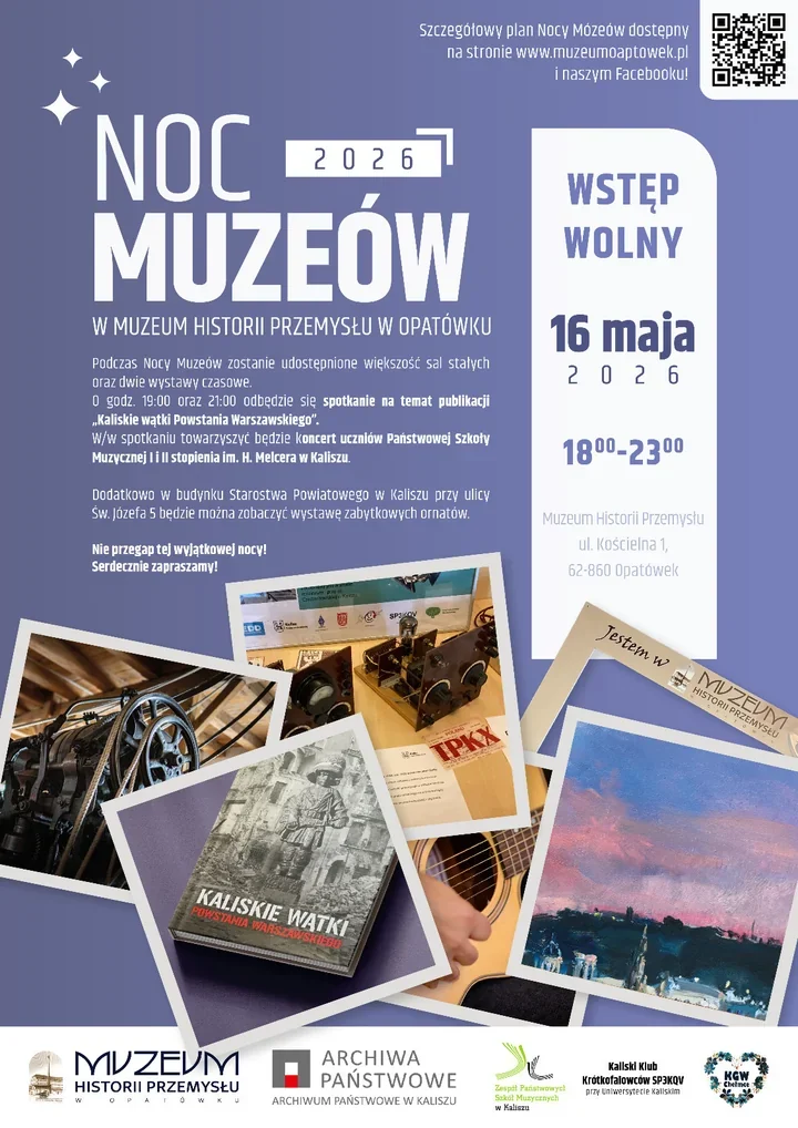 Noc Muzeów rozpięta między Opatówkiem i Kaliszem
