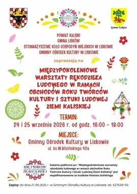 Kilka pokoleń przy rękodziele. W Liskowie zaplanowano dwudniowe warsztaty