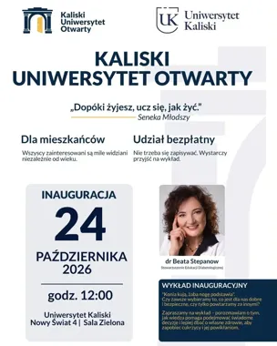 Bez egzaminów i opłat. W Kaliszu rusza uniwersytet dla każdego
