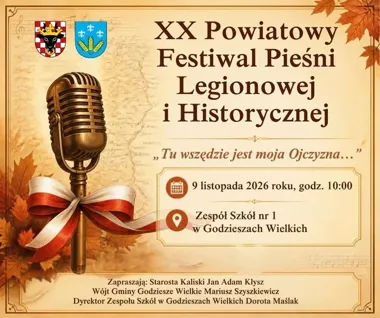 XX festiwal pieśni w Godzieszach Wielkich czeka na szkolne zespoły