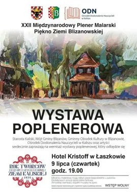 Malarskie lato na Ziemi Blizanowskiej i finał z muzyką oraz wystawą