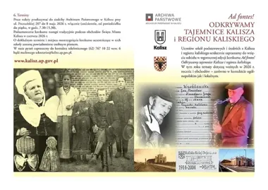 Kaliskie archiwum otwiera konkurs dla uczniów wokół muzyki, kolei i tradycji