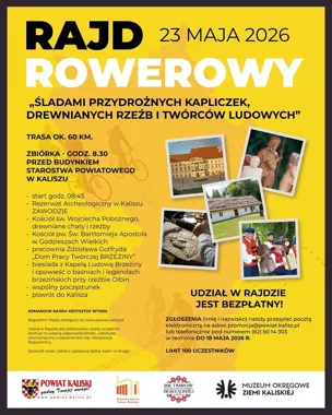 Rowerem śladami kapliczek i rzeźb. Powiat kaliski szykuje wyjątkowy rajd