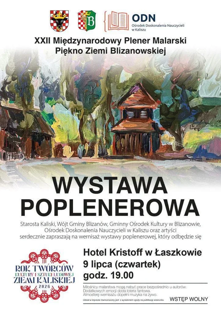 Malarskie lato na Ziemi Blizanowskiej i finał z muzyką oraz wystawą