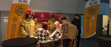 Strażacy z Kalisza dali mocny akcent na konferencji o BHP i ochronie ludności